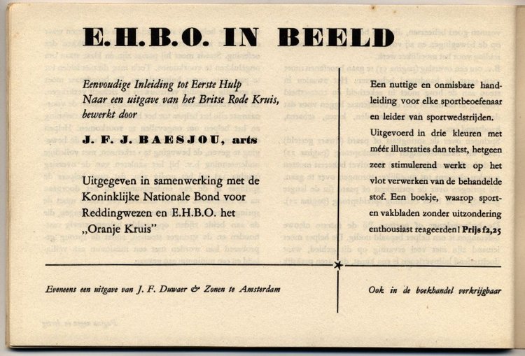 Na al deze prachtige oefeningen is E.H.B.O. wel nodig