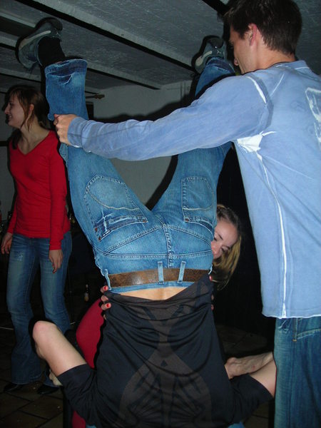 Op z'n kop