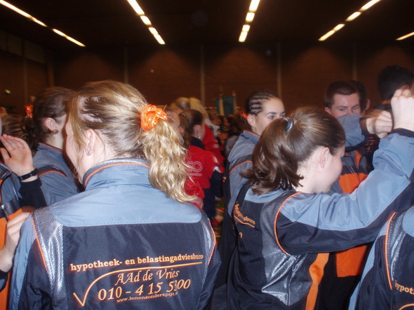 Dansen bij de prijsuitreiking