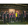 Het valt bijna niet op dat Kris zijn trainingsjasje niet aanheeft