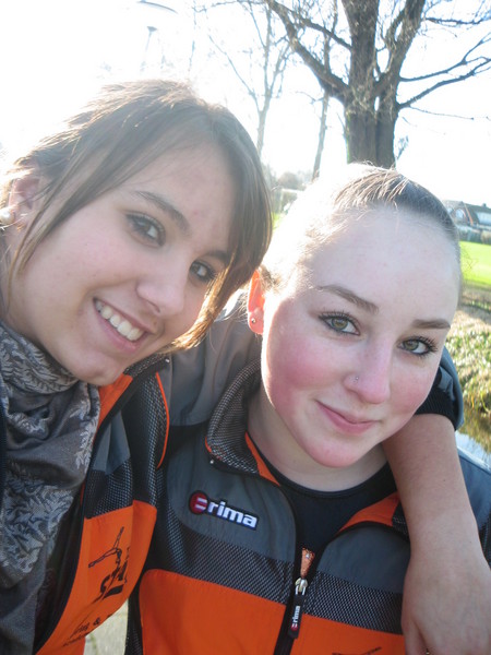 Dalince en Lisa met ietsje meer kleur