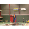 Het was flink mistig in de zaal