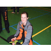 Ook Olga heeft haar oranje sokken aangedaan