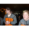Ochtendmens Thomas en Maurice drinkt een bakkie