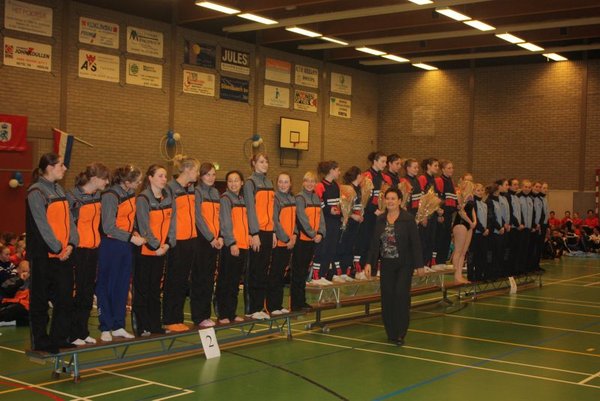 Dames B 2e op Plank