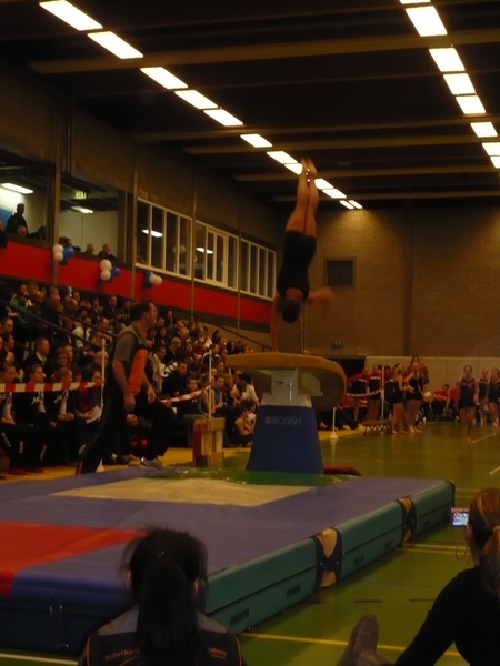 Overslag heel met één arm