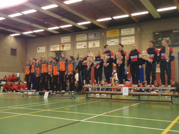 De nummer 1 had bloemen meegenomen