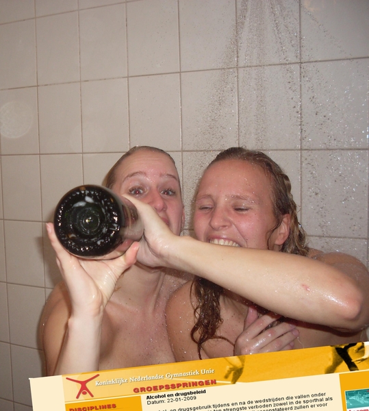 Gezellig samen douchen