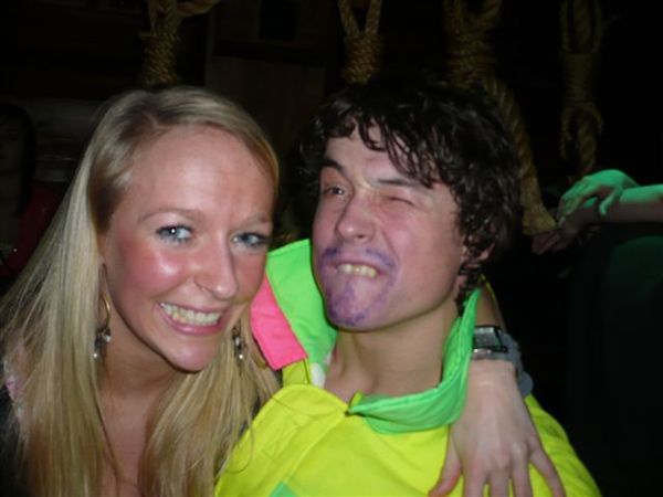 Eline (links) en Dennis