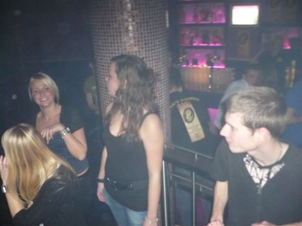 In de dancing was het ook mistig
