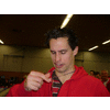 Bert is blij met z'n medaille