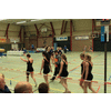 Dames B opmars voor plank