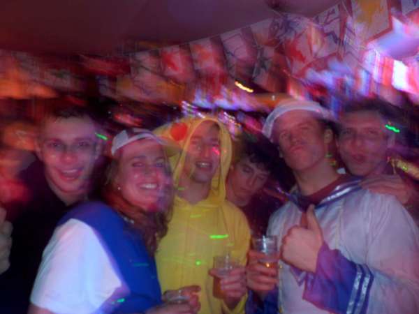 Dynamische foto van de DVV'ers