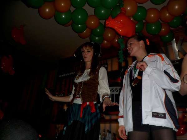 Staan op de bar