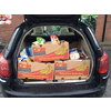 Een auto vol met boodschappen
