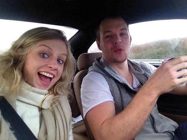 Anna en Scott op weg naar Friesland