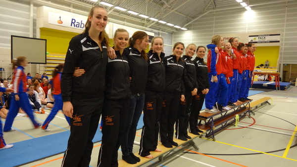 Dames A1 tweede op Pegasus Tramp