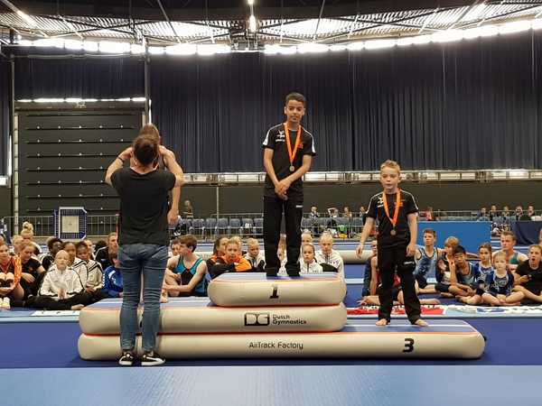 Gabriel (1e) en Dylano (3e)