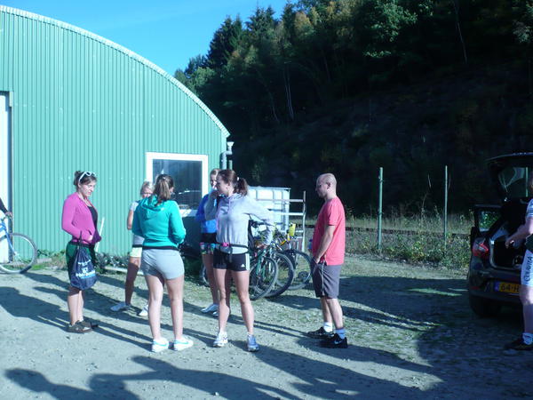 Klaarmaken voor het mountainbiken