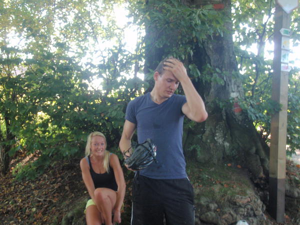 Eline en Dickie allebei nog even fris