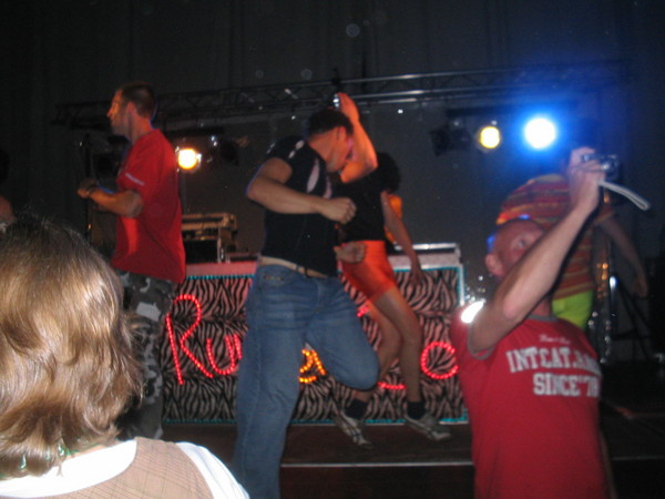 Dansen op het podium