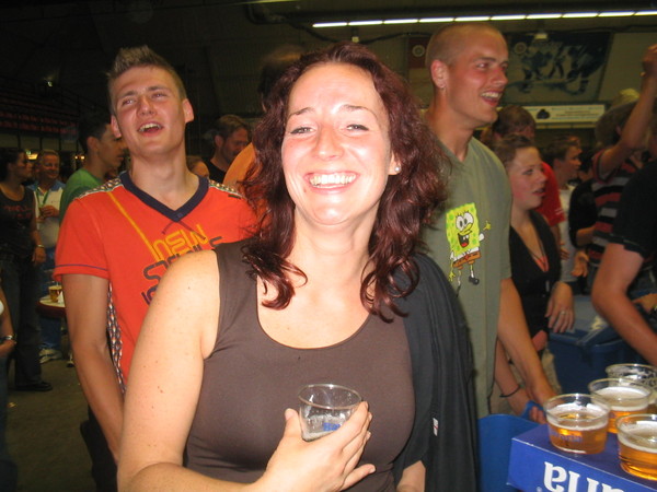 Het bier is bijna op