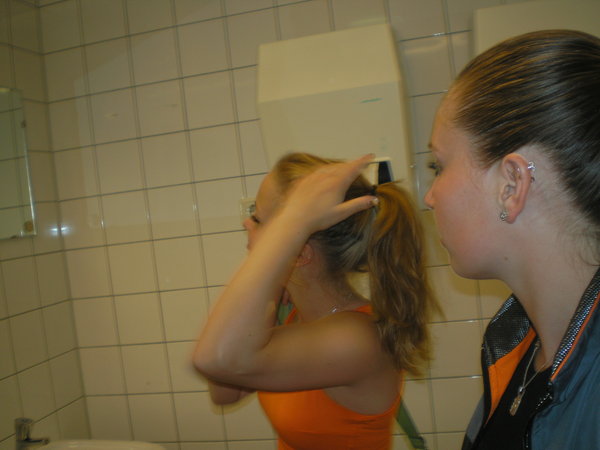 Nog even de haartjes goeddoen