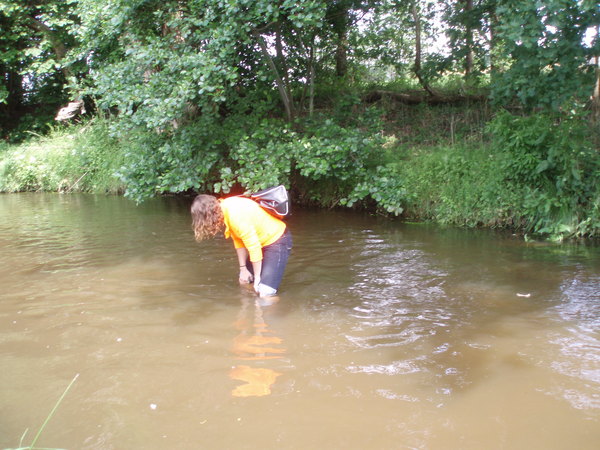 Lekker pootjebaden in de Dommel