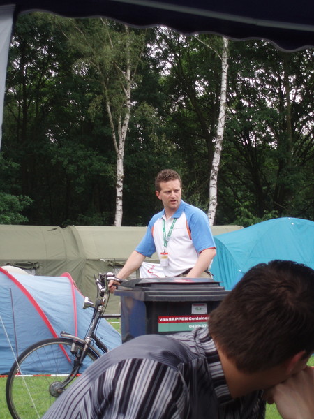 De organisatie kwam ook even langs