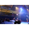 Synchroon trampolinespringen