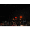 Spetterende lichtshow van de DJ's