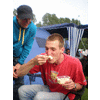 En dan gewoon je bakje leegeten
