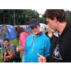 Dennis vindt een duim toch een beetje eng