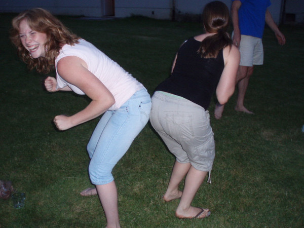 Dansen met Mariëtte en Diandra