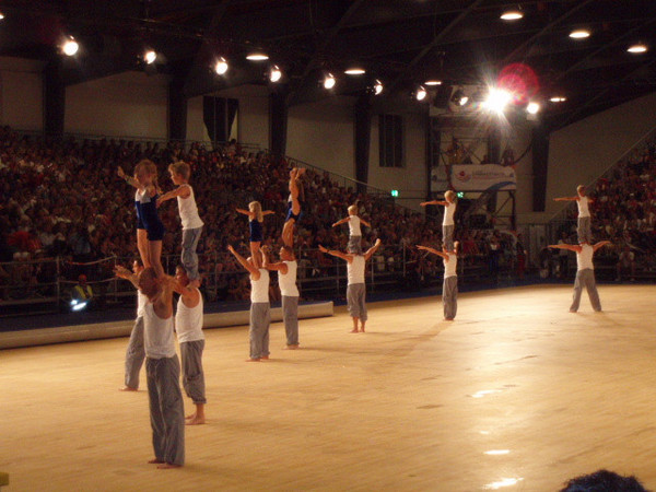 Demo met hele kleine acrokindjes
