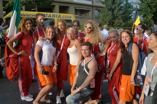 Op de foto met: Albanië