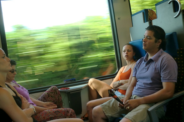 Soooo wat gaat die trein snel!