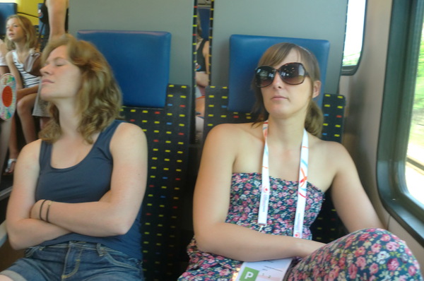 Mariëtte (slaapt) en Marion