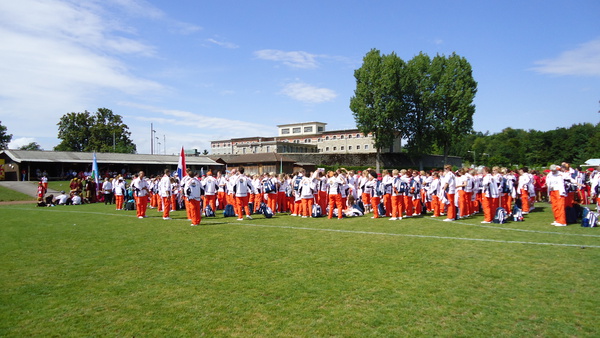 Wachten op het gras