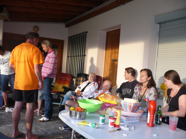 Barbecue in het zonnetje