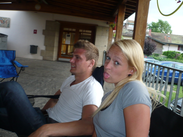 Dickie en Eline zomaar naast elkaar