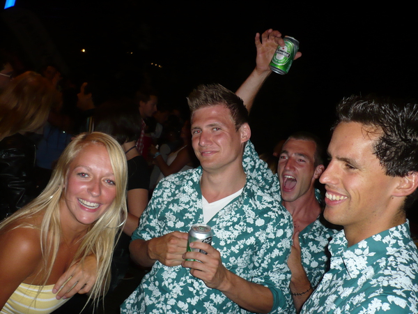 Eline, Dickie, Boy en Bert