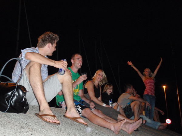 Lekker genieten van de zomeravond
