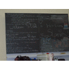 Het schoolbord in de school, boordevol nuttige tips