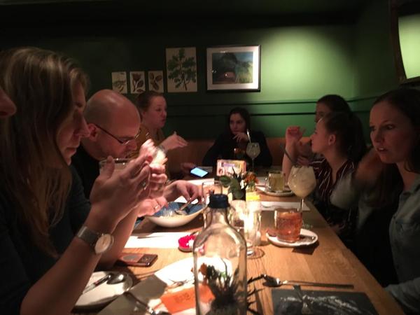 En na afloop lekker eten
