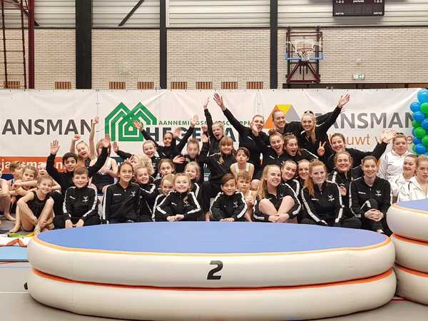 Deelnemers van de ochtendwedstrijd