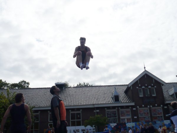 Erik-Jan hangt nog steeds op dezelfde plek