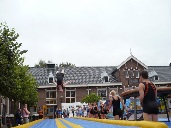 Streksalto zonder onderbenen