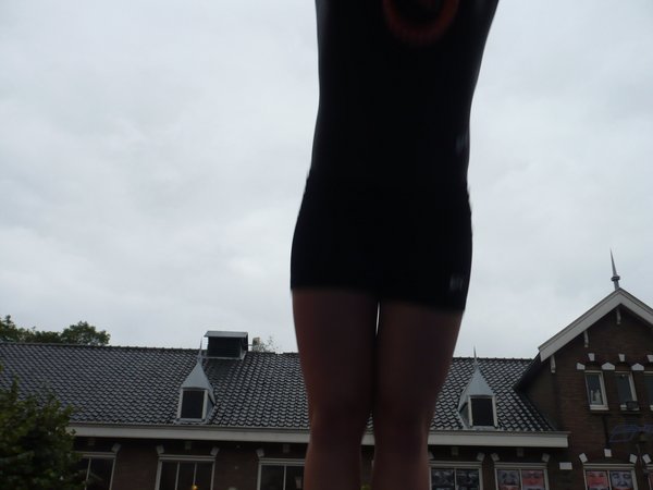 Is it a bird? Is it a plane? No, it is... it is... ehhh kweenie