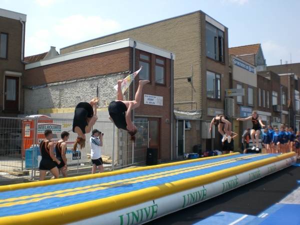 Elegant uitgevoerde salto